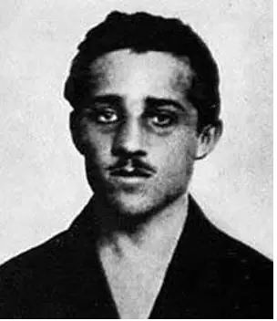 Gavrilo Princip in custody after shooting
